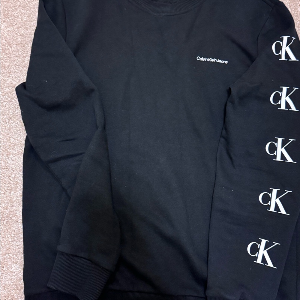 Calvin Klein Jeans Black Logo Sweatshirt